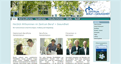 Desktop Screenshot of beruf-gesund.de